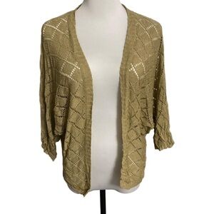 Costa Blanca Shrug size L tan/gold colour